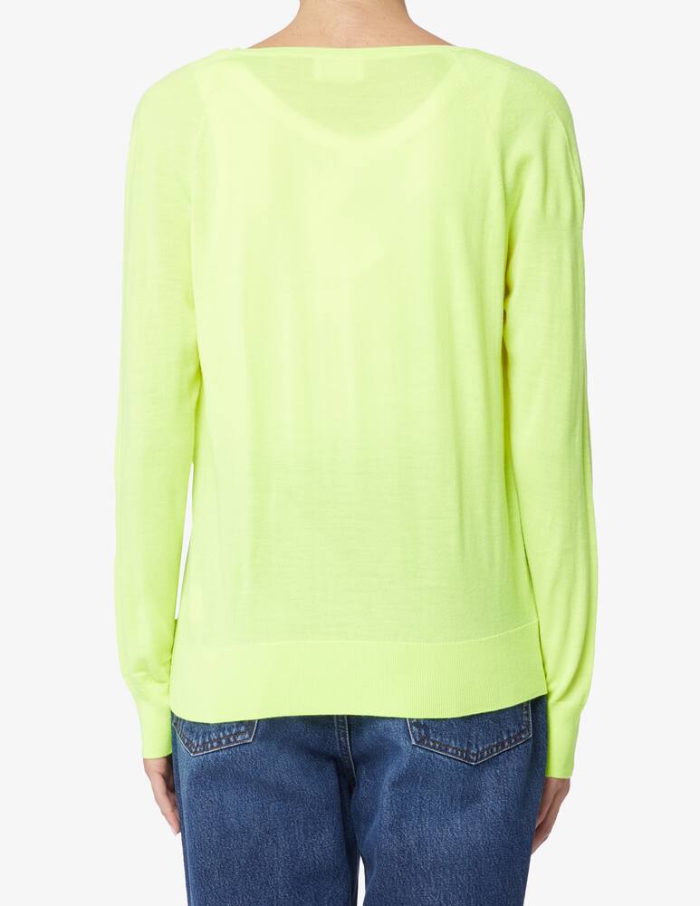 rinascente FROM FUTURE Maglia manica lunga scollo v oversize