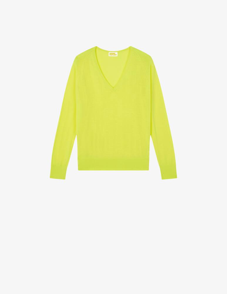 rinascente FROM FUTURE Maglia manica lunga scollo v oversize