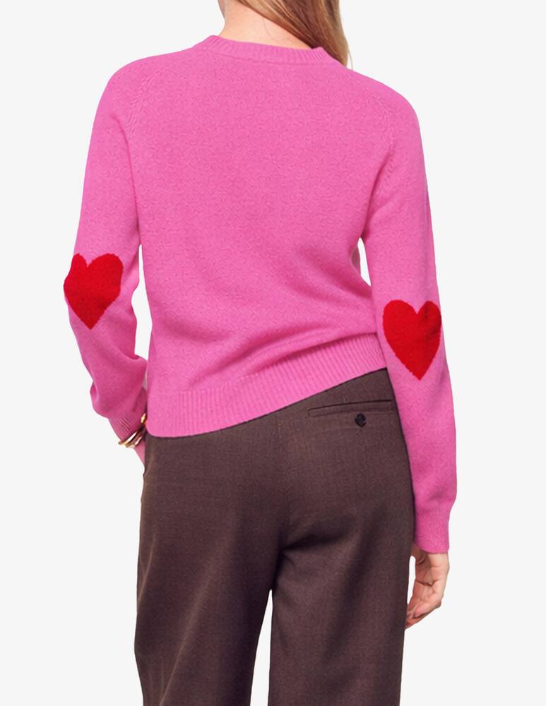 rinascente FROM FUTURE Maglione girocollo cuore ai gomiti