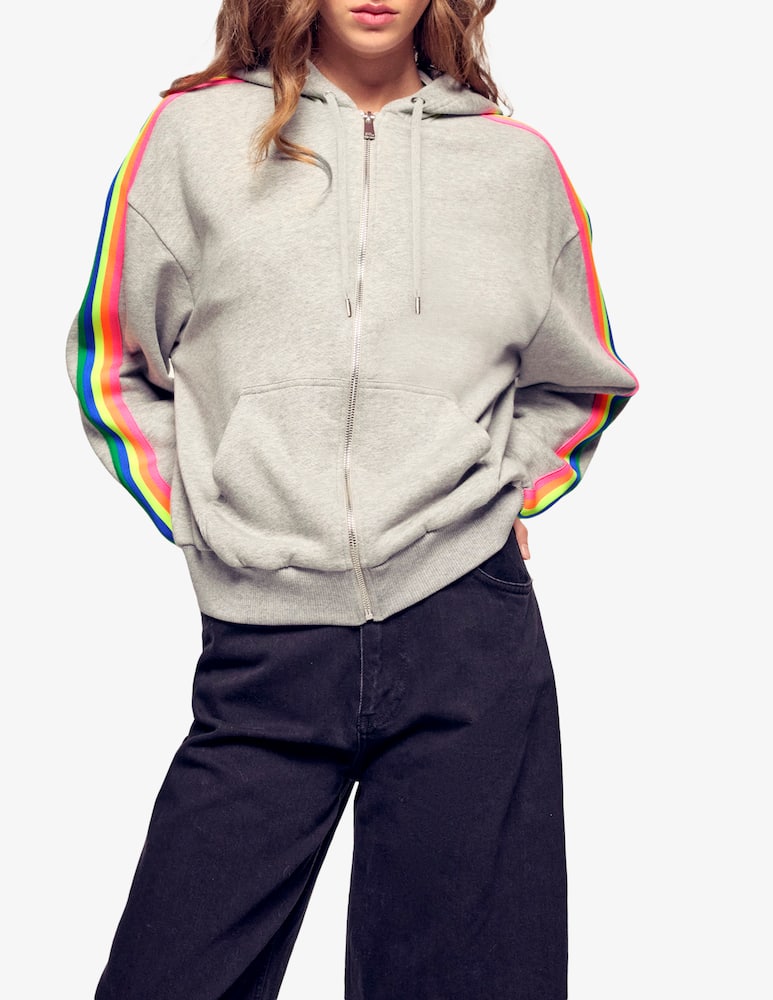 rinascente FROM FUTURE Stripe sleeve hoodie