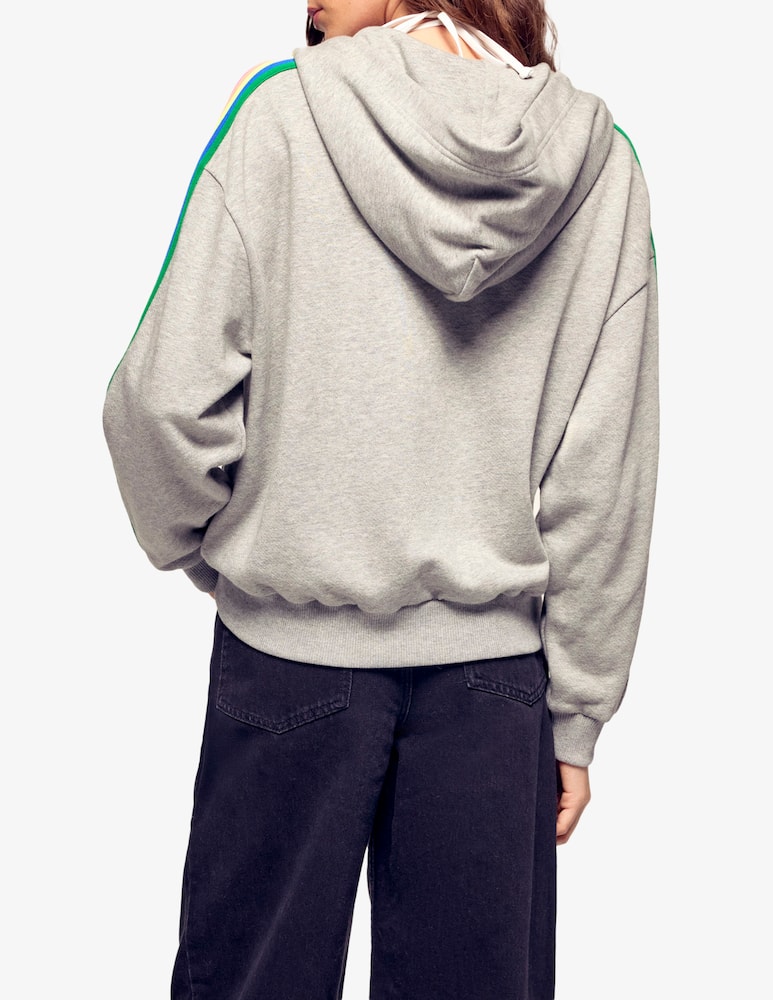 rinascente FROM FUTURE Stripe sleeve hoodie