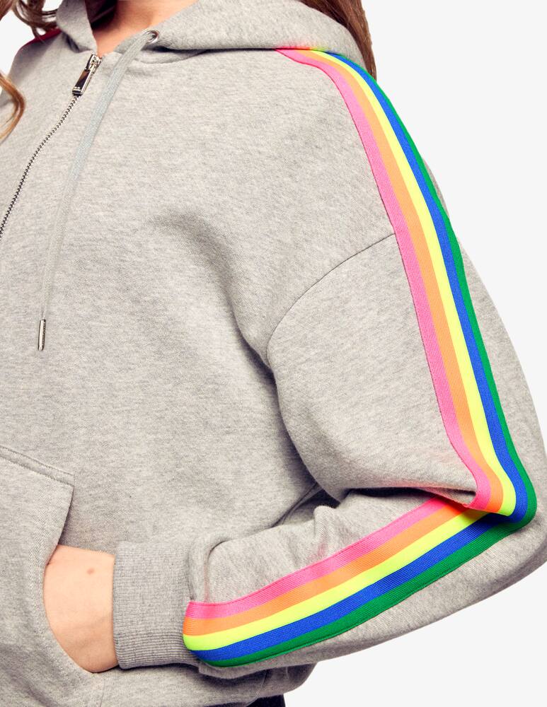rinascente FROM FUTURE Stripe sleeve hoodie