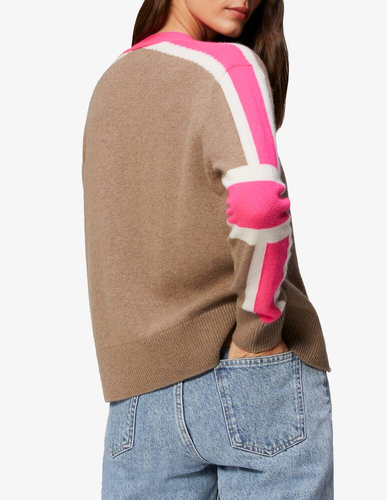 rinascente FROM FUTURE 3 color sleeve cardigan