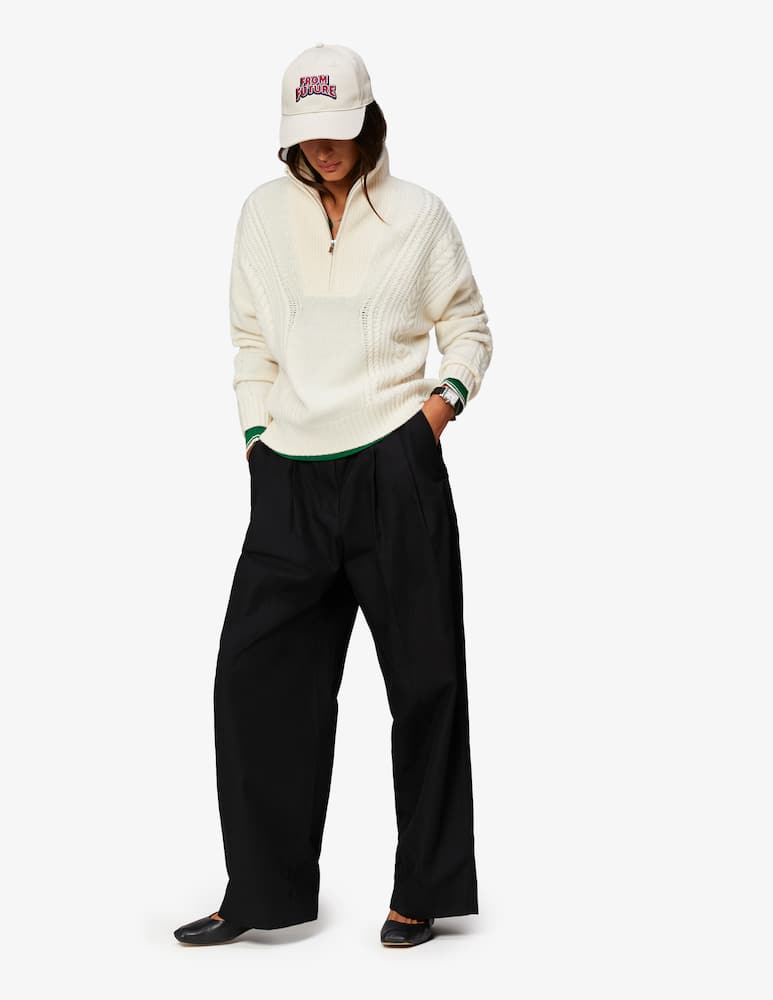 rinascente FROM FUTURE Half zip long sleeve shirt