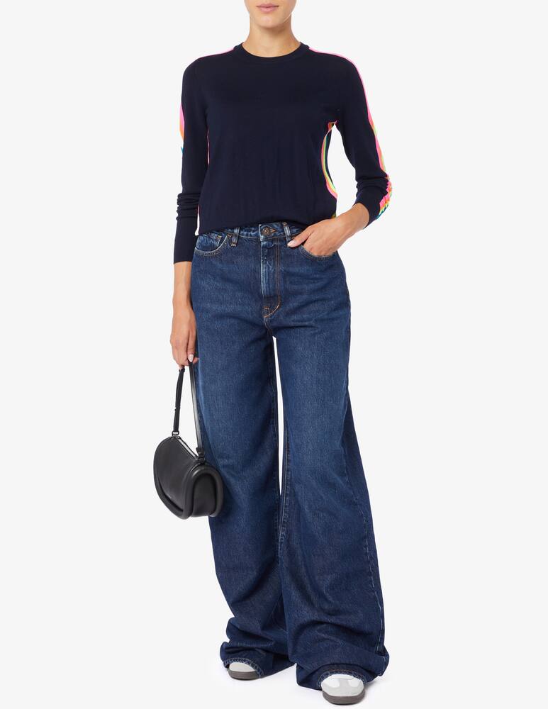 rinascente FROM FUTURE Maglione manica lunga bicolore manica