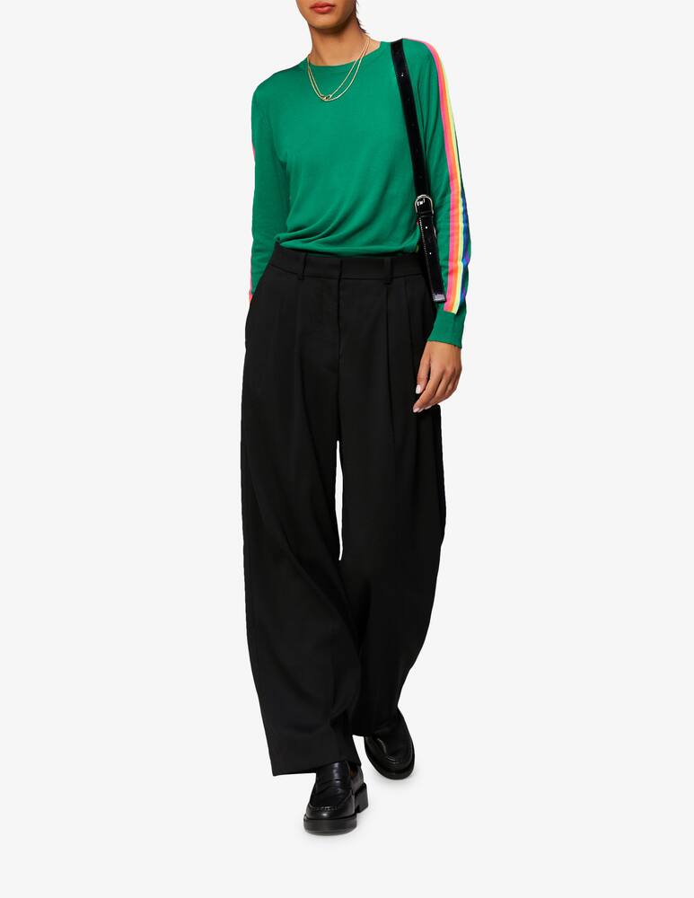 rinascente FROM FUTURE Two-tone long sleeve sweater