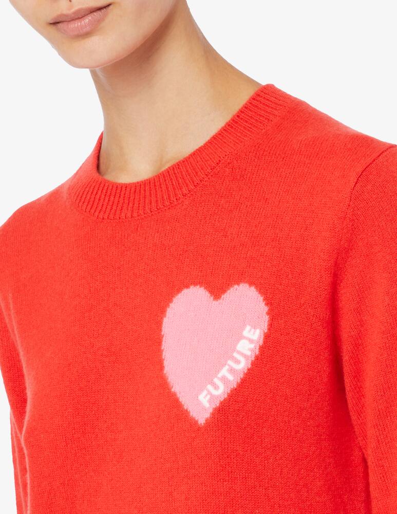 rinascente FROM FUTURE Maglione manica lunga cuore lato