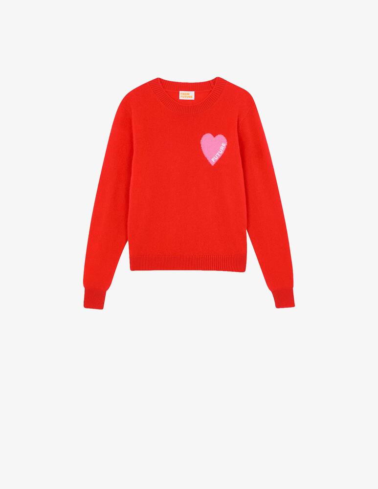 rinascente FROM FUTURE Maglione manica lunga cuore lato