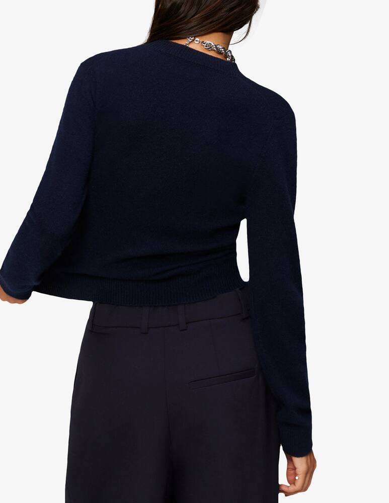 rinascente FROM FUTURE Side heart long sleeve sweater