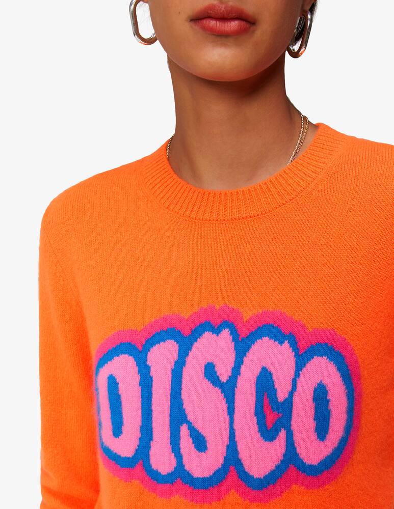 rinascente FROM FUTURE Maglione manica lunga scritta disco