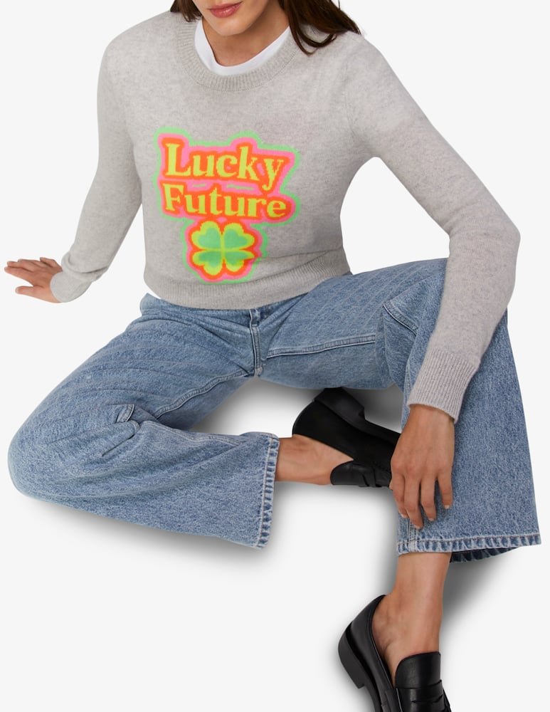 rinascente FROM FUTURE Lucky future written jumper