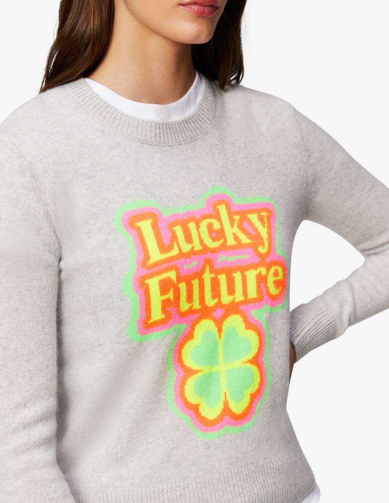 rinascente FROM FUTURE Lucky future written jumper