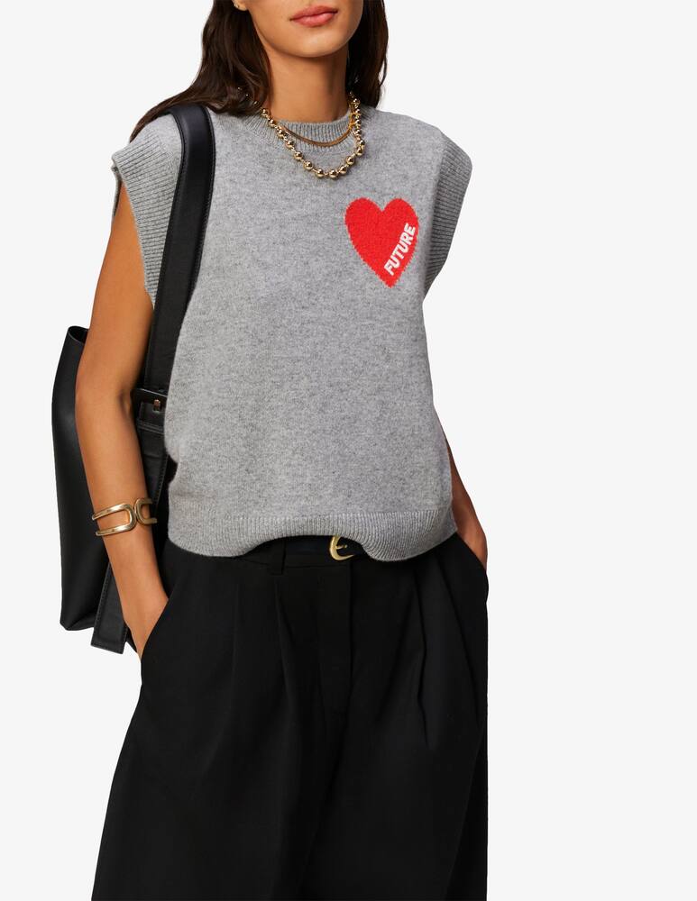 rinascente FROM FUTURE Gilet maglia cuore