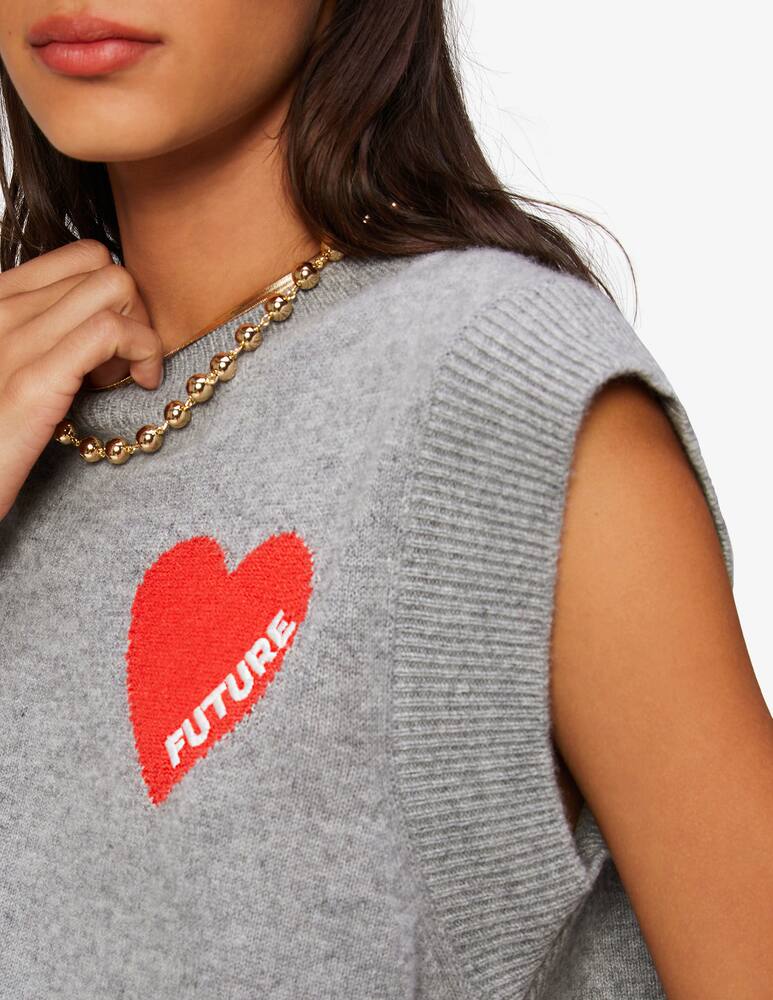 rinascente FROM FUTURE Gilet maglia cuore