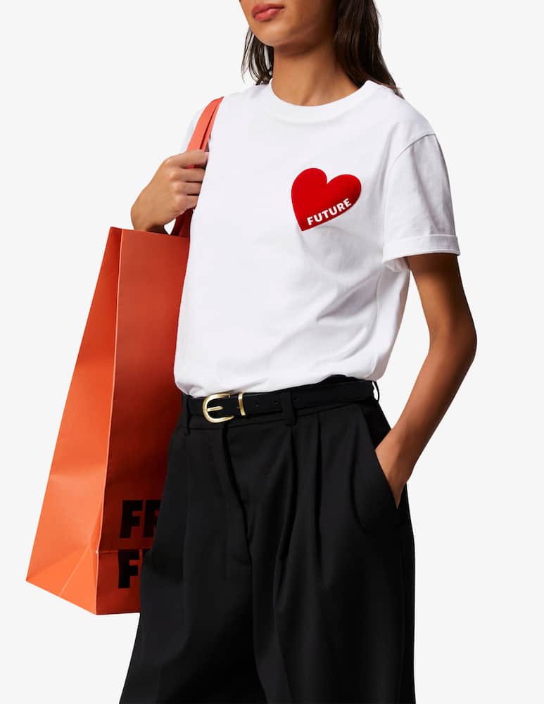 FROM FUTURE T-shirt manica corta cuore - immagine 1 FROM FUTURE T-shirt manica corta cuore - immagine 1