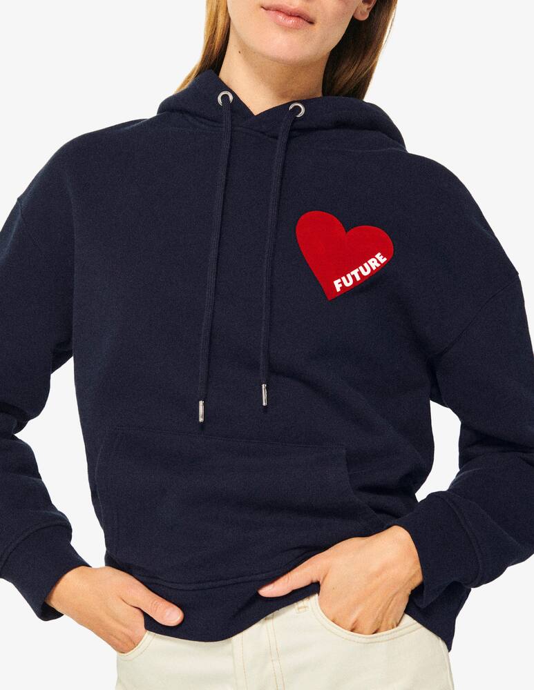 rinascente FROM FUTURE Felpa con cappuccio in pile