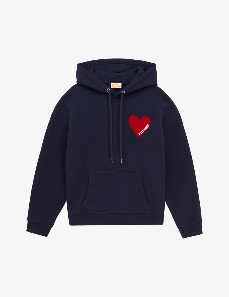 rinascente FROM FUTURE Felpa con cappuccio in pile