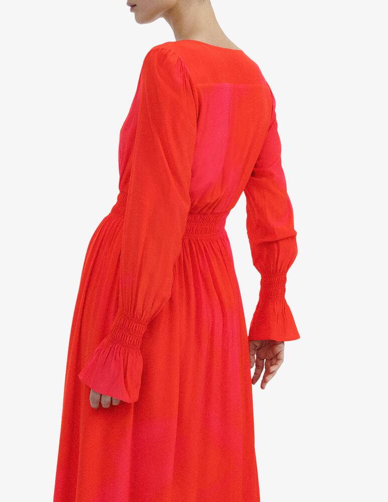 rinascente FROM FUTURE Long sleeve midi dress