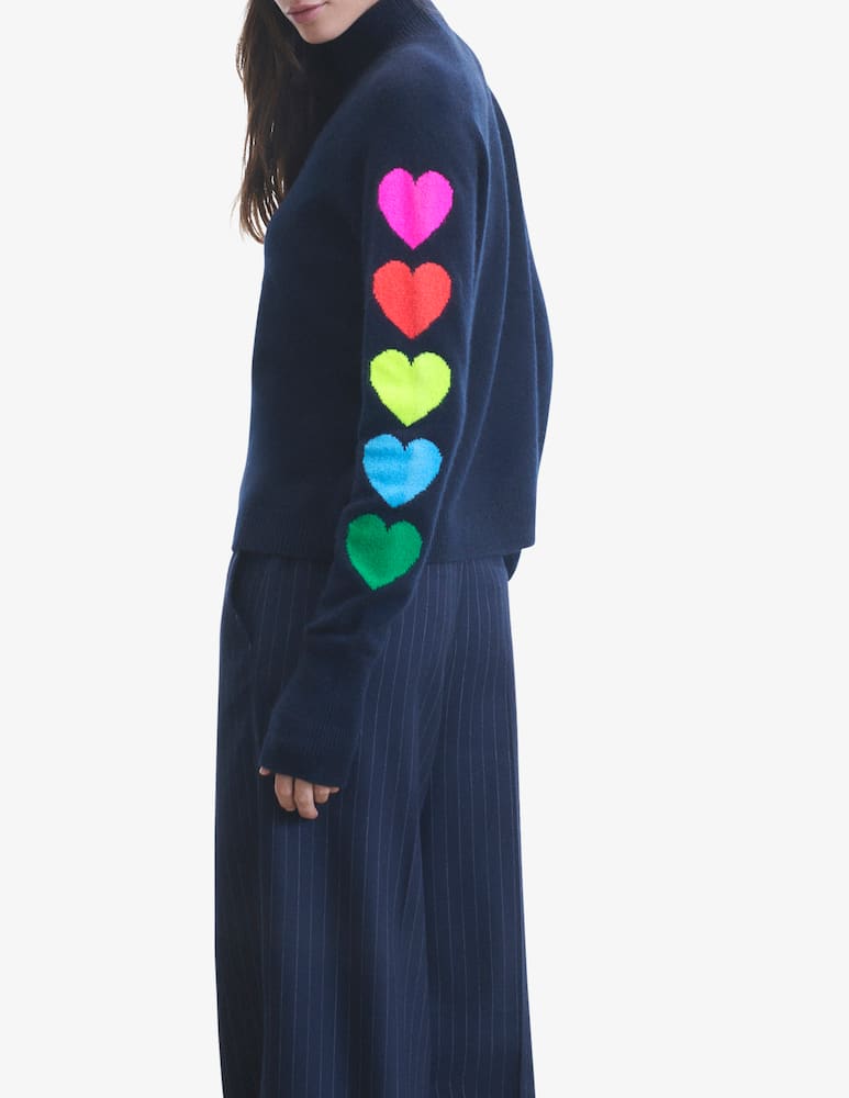 rinascente FROM FUTURE Maglione collo alto cuore manica