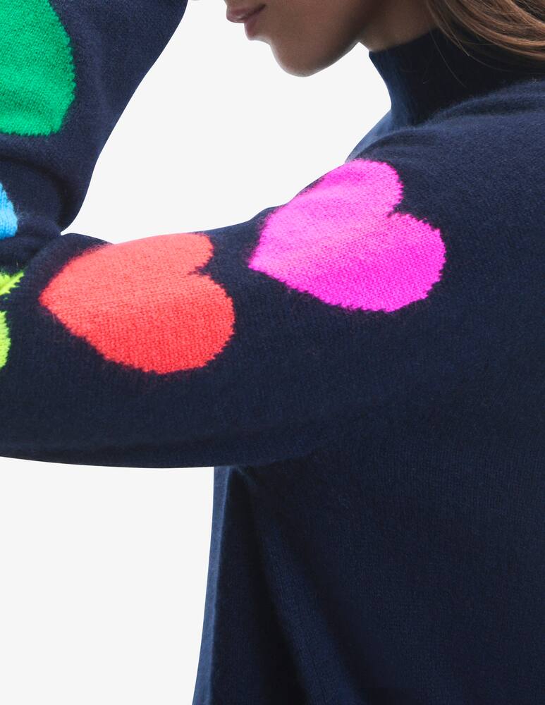 rinascente FROM FUTURE Maglione collo alto cuore manica