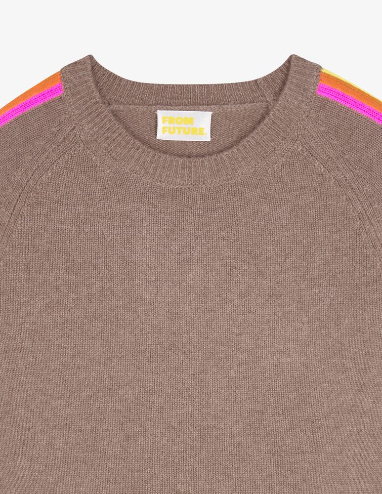 rinascente FROM FUTURE Maglione girocollo bande maniche