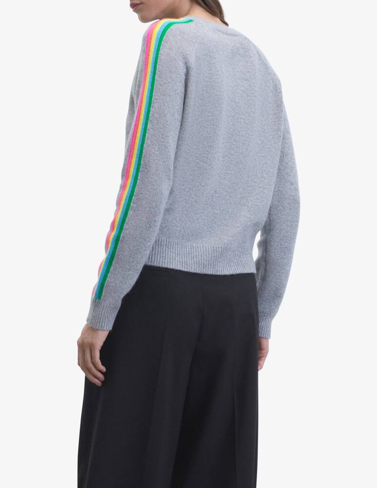 rinascente FROM FUTURE Crewneck sweater with sleeve bands