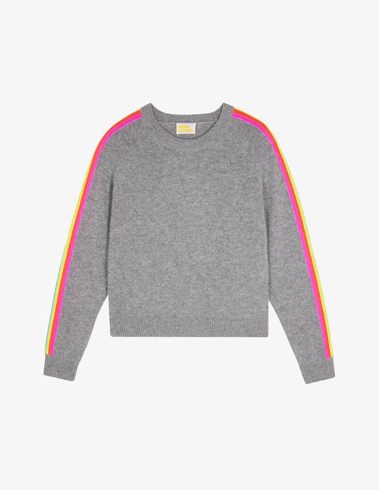 rinascente FROM FUTURE Crewneck sweater with sleeve bands