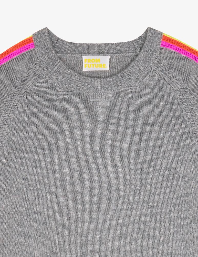 rinascente FROM FUTURE Crewneck sweater with sleeve bands