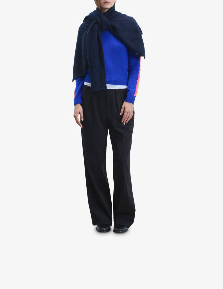 rinascente FROM FUTURE Crewneck sweater with sleeve bands