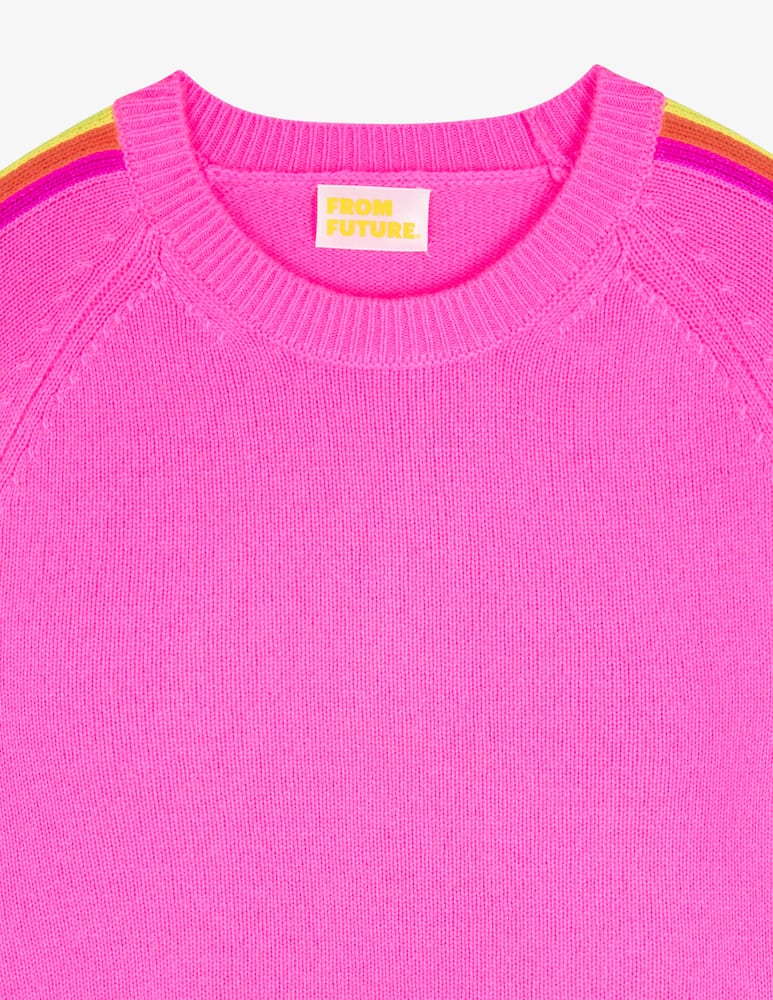 rinascente FROM FUTURE Maglione girocollo bande maniche