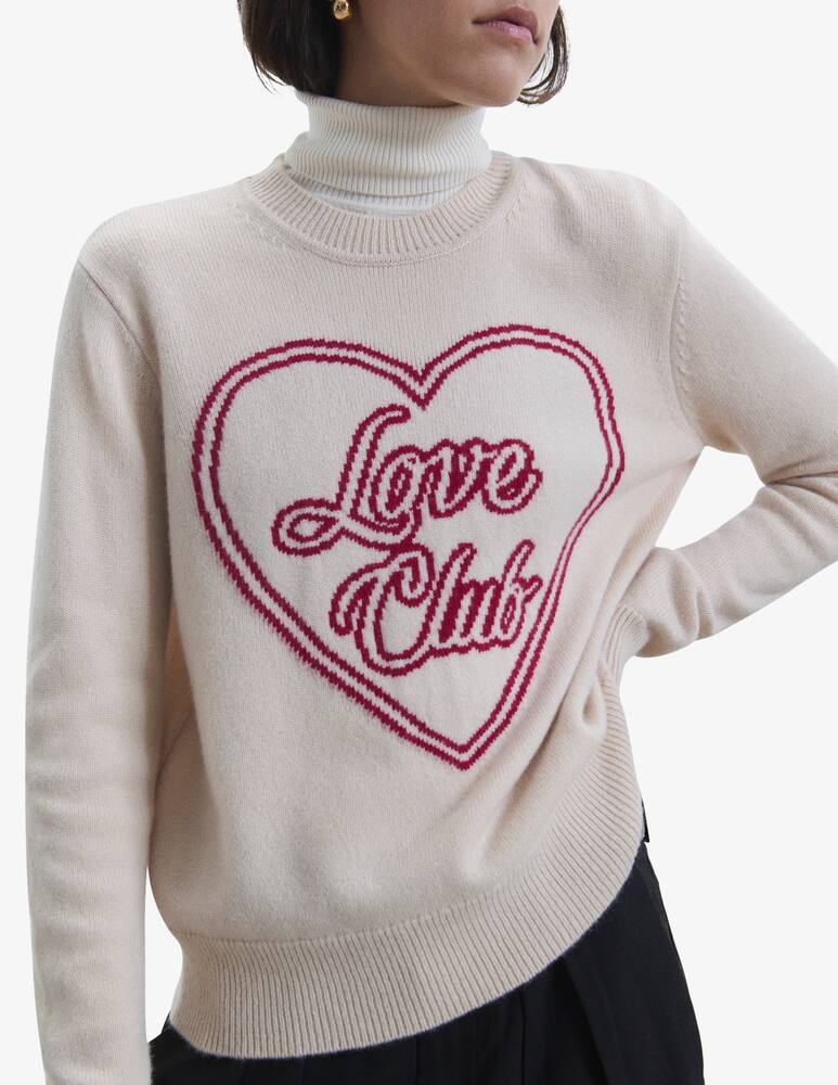 rinascente FROM FUTURE Big heart crew neck sweater