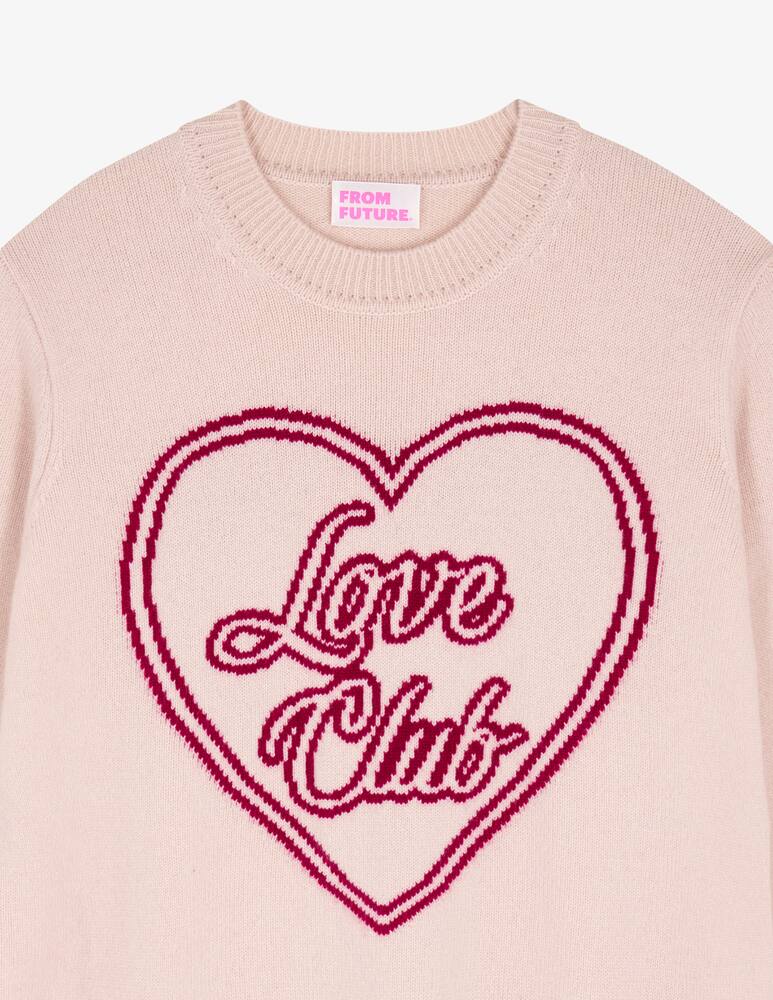 rinascente FROM FUTURE Big heart crew neck sweater