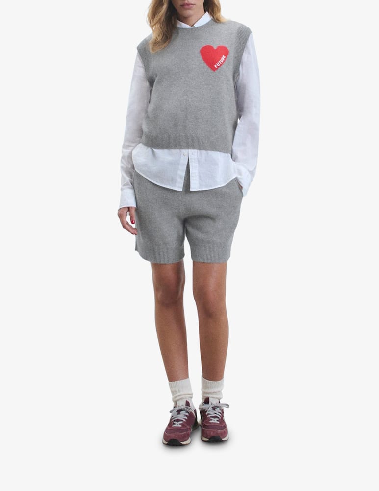 rinascente FROM FUTURE Heart chasmere vest