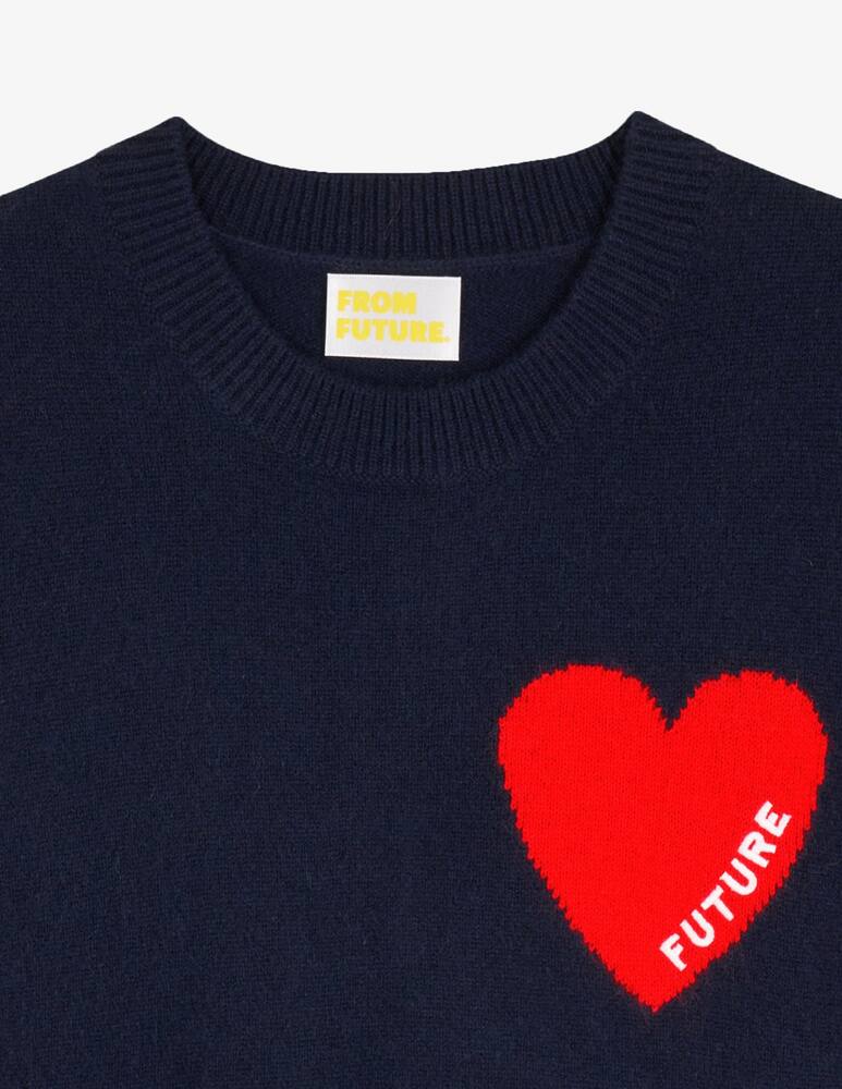 rinascente FROM FUTURE Gilet in cachemire con cuore