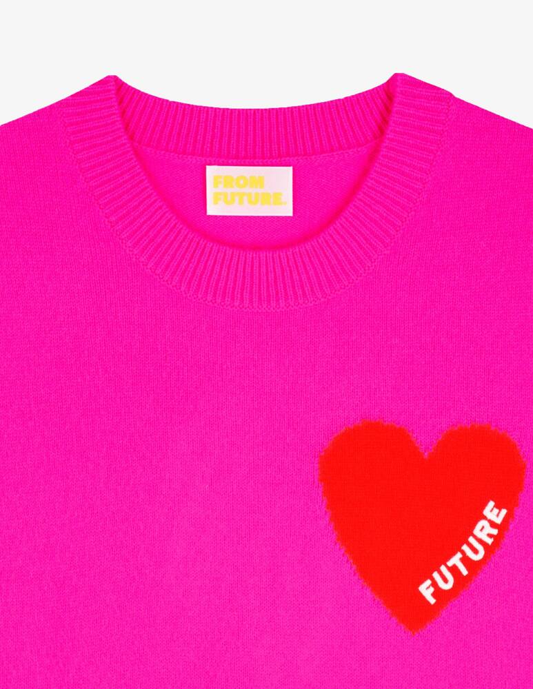 rinascente FROM FUTURE Gilet in cachemire con cuore