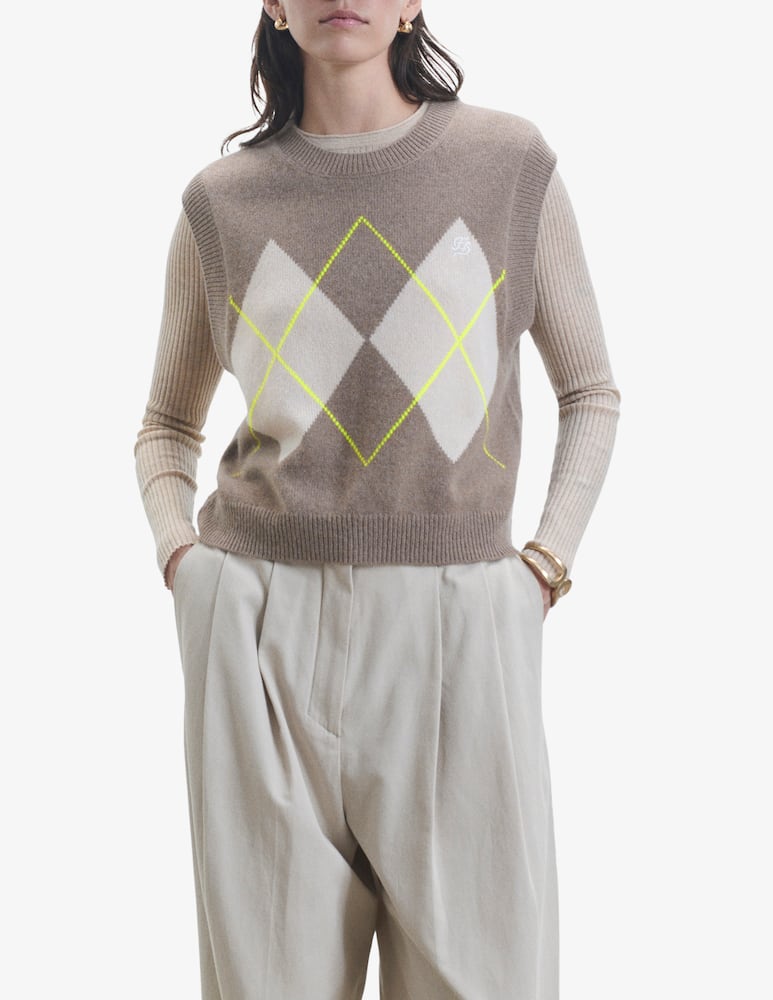 FROM FUTURE Rhombus vest - picture 1 FROM FUTURE Rhombus vest - picture 1