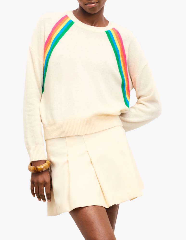 rinascente FROM FUTURE Maglione girocollo arcobaleno