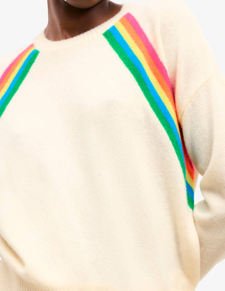 rinascente FROM FUTURE Maglione girocollo arcobaleno