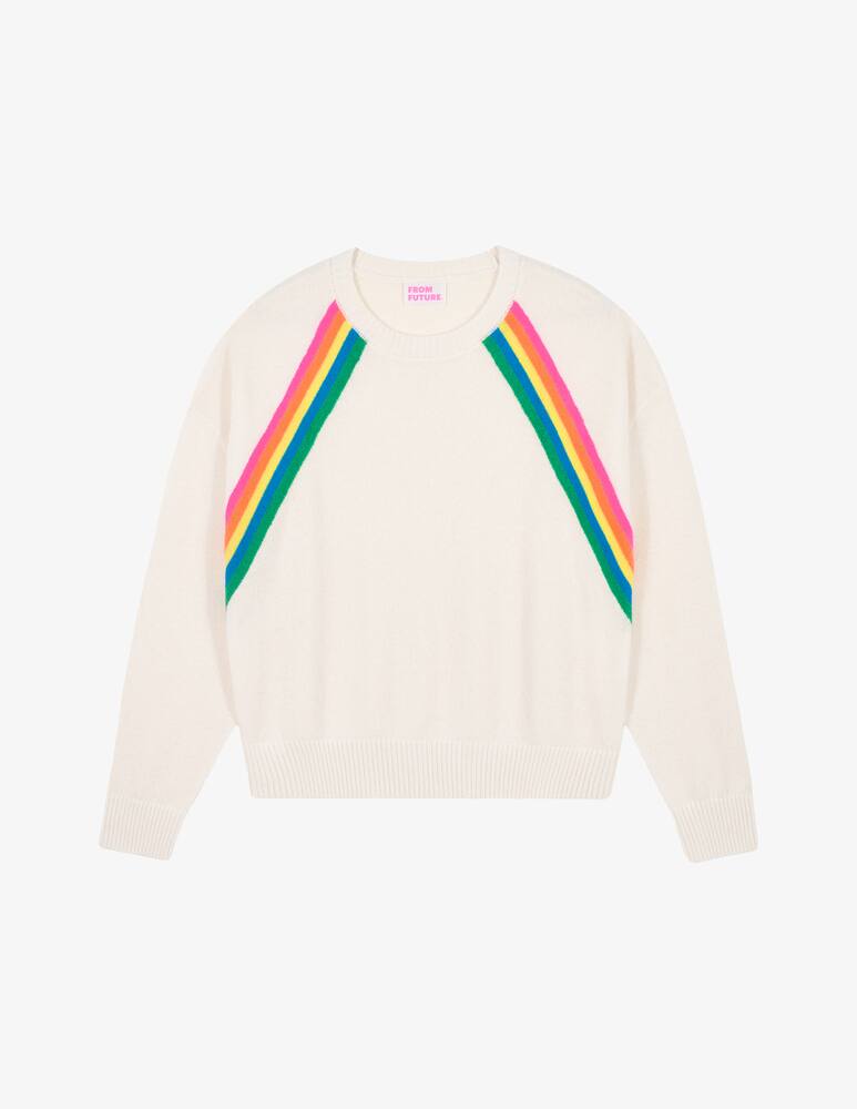 rinascente FROM FUTURE Maglione girocollo arcobaleno