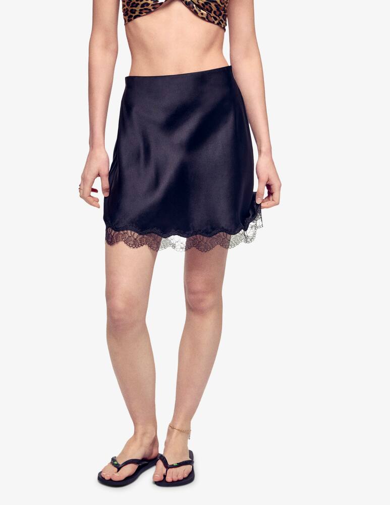 FROM FUTURE Minigonna in satin Sammy - immagine 1 FROM FUTURE Minigonna in satin Sammy - immagine 1