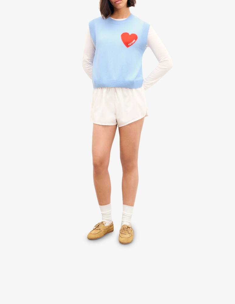 rinascente FROM FUTURE Heart motif gilet