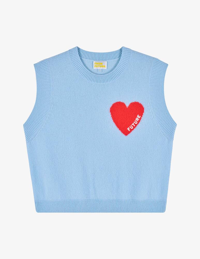 rinascente FROM FUTURE Heart motif gilet