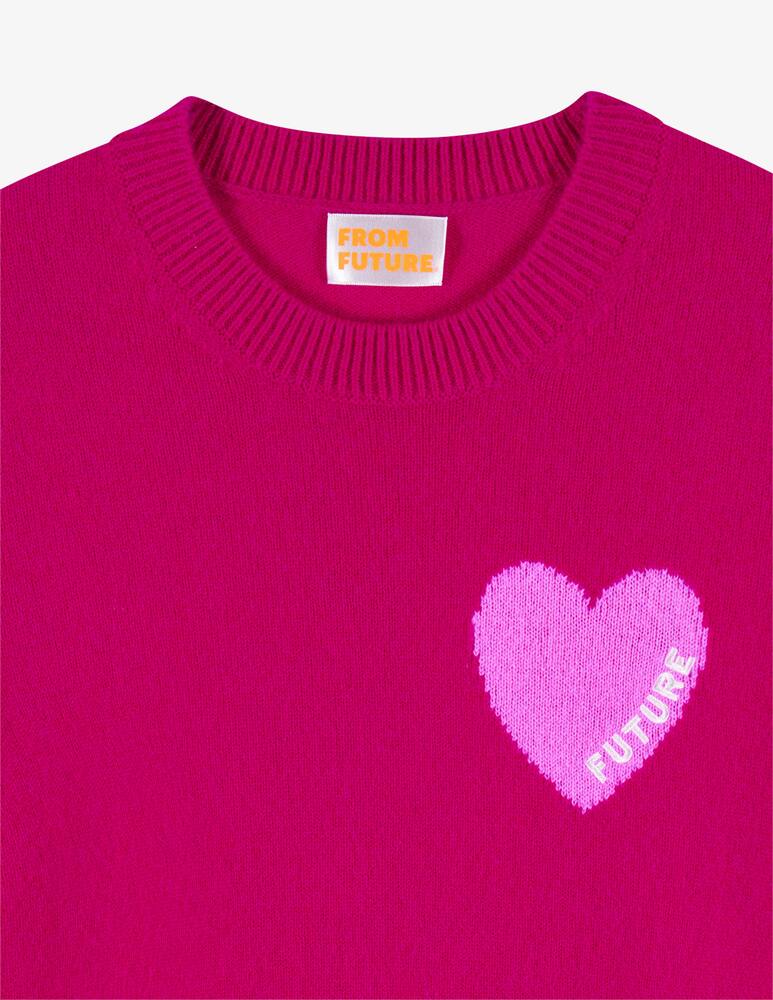 rinascente FROM FUTURE Heart kint cashmere jumper