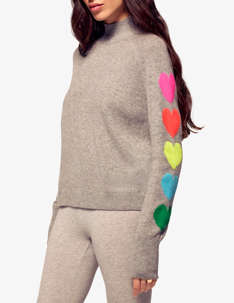rinascente FROM FUTURE Maglia con cuori manica