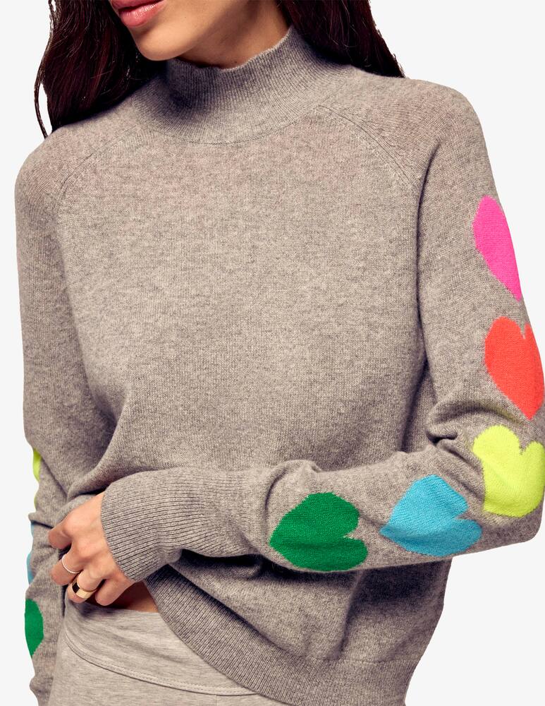 rinascente FROM FUTURE Maglia con cuori manica