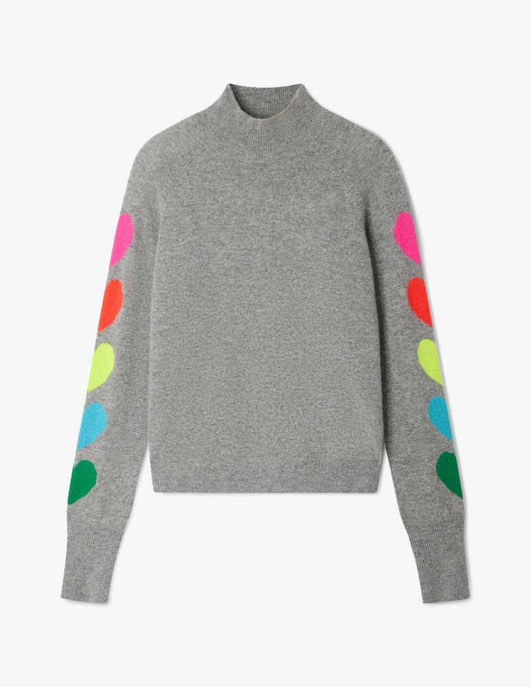 rinascente FROM FUTURE Maglia con cuori manica