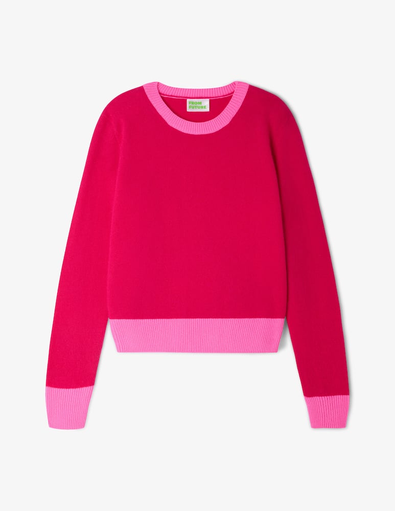 rinascente FROM FUTURE Maglione girocollo bicolore
