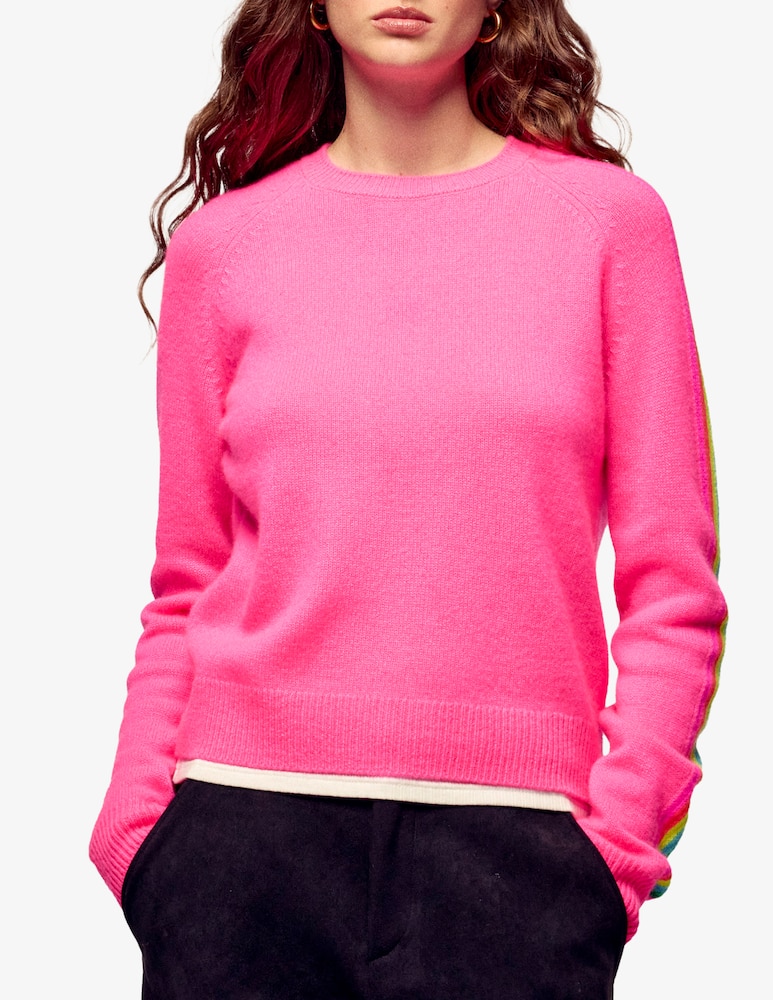 FROM FUTURE Maglione collo alto bande maniche - immagine 1 FROM FUTURE Maglione collo alto bande maniche - immagine 1