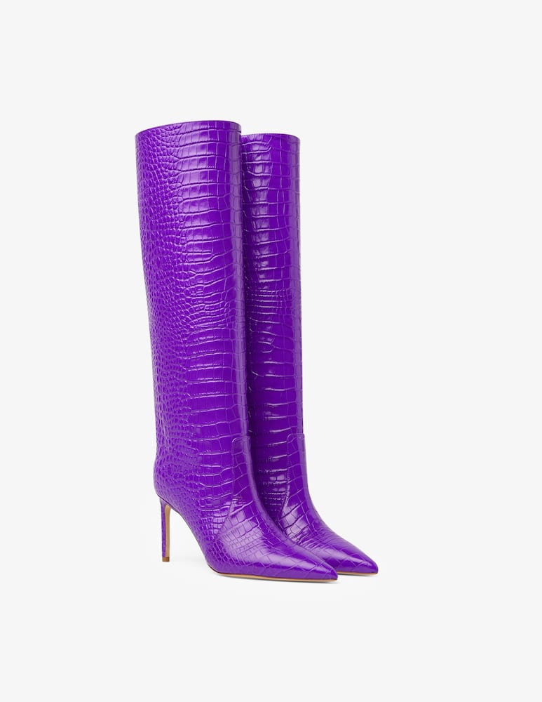 Bettina Vermillon Josephine boots cocco - Violet - picture 3