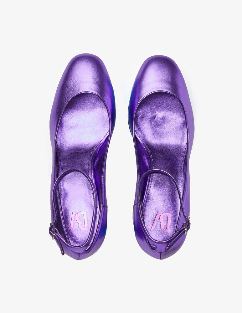 rinascente Bettina Vermillon Amy pump plateau bicolour - Violet